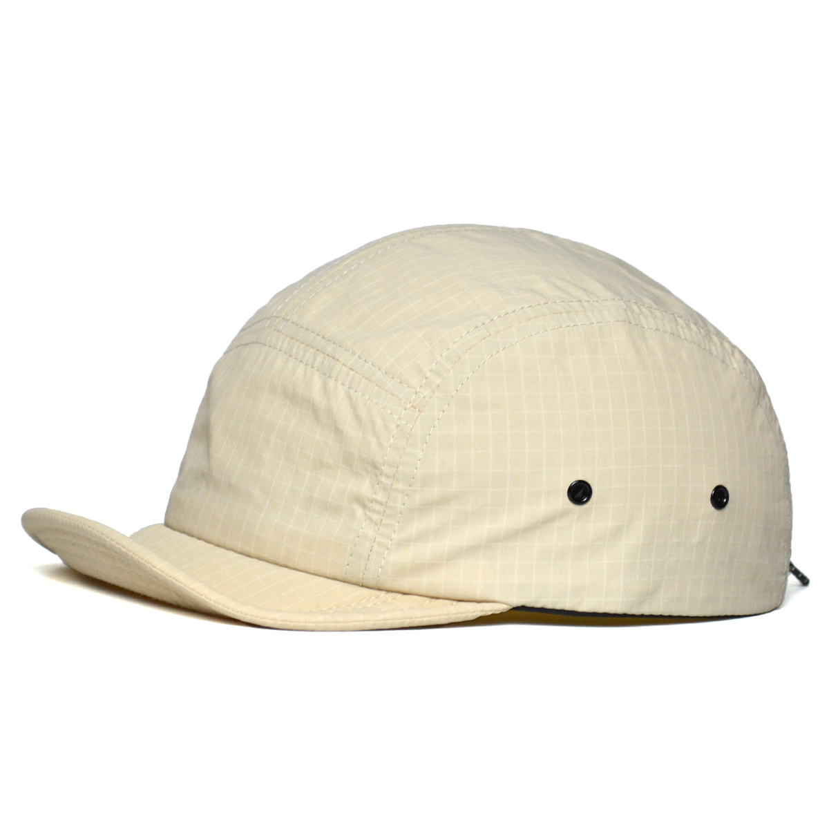Novedad de verano, sombrero de ala suave de Color a cuadros Retro, gorra con visera de ala corta a la para hombre, gorra de béisbol de Color puro que combina con todo: Beige