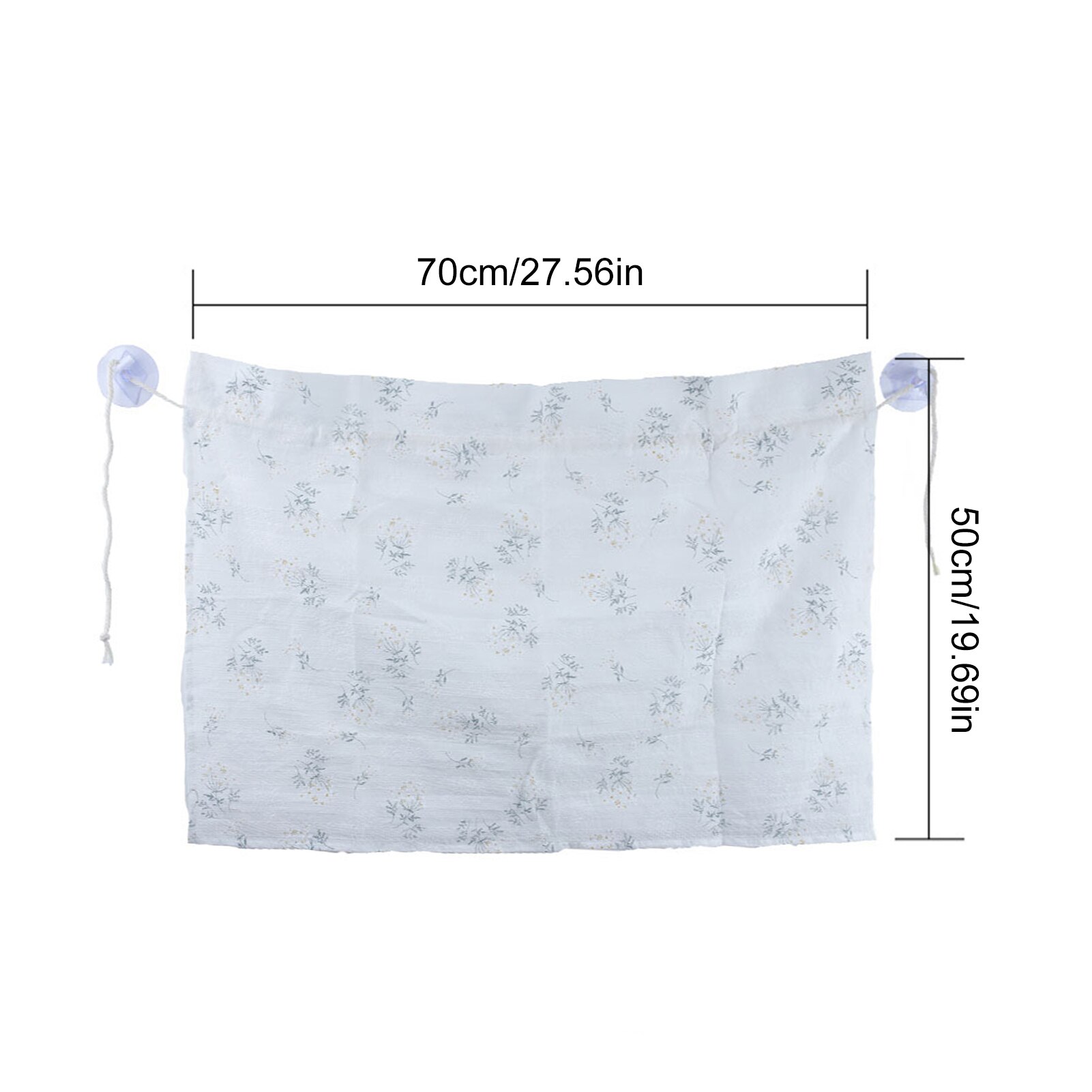 Car Sun Shade Curtain Side Window Sunshade Curtain Adjustable Lovely Floral Pattern Sun Blocker Window Films For Car Interior