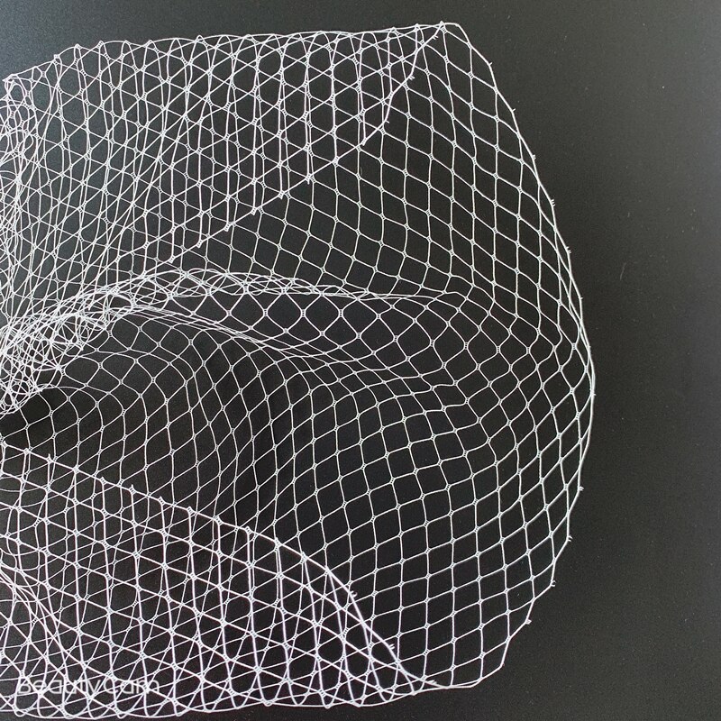 Wit Ivoor Zwart Bridal Netto Birdcage Veils Charmant Bruiloft Sluier Hoeden Tovenaar Gezicht Veils Met Kam Uk