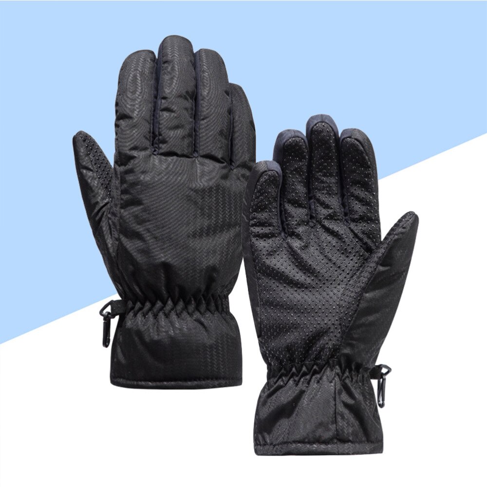 1 Pair Unisex Outdoor Winter Cold Protection Sport Portable Windproof for Skiing Cycling (M Size)