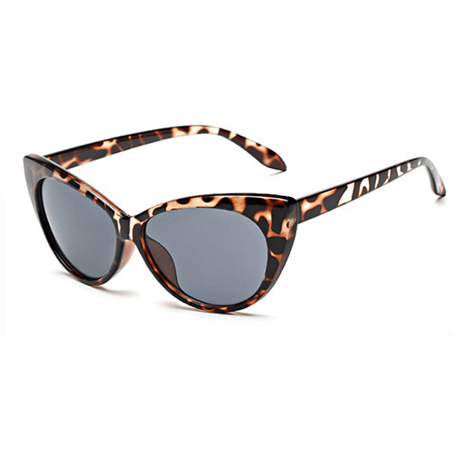 Vrouwen Mode Cat Eye Stijl Zonnebril Lichtgewicht Zonnebril Eyewear Met UV400 Bescherming: Leopard Print Grey
