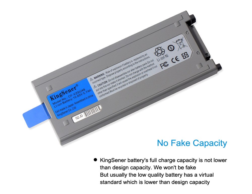 Kingsener cf-vzsu 48 laptop batteri til panasonic cf-vzsu 48u cf-vzsu 48r cf-vzsu 28 cf- vzsu 87r cf-vzsu 50 cf-19 cf19 toughbook