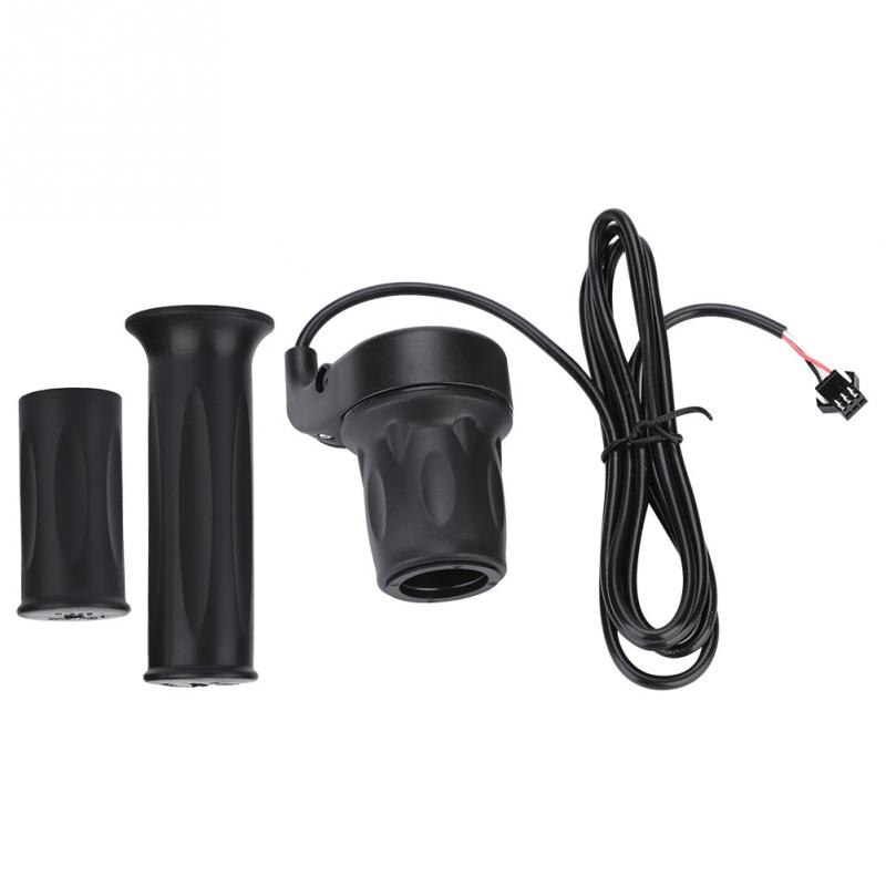 Universele Elektrische Fiets Snelheid Gashendel Plastic E-Bike Gashendel Rechts Gas Grip + Links Normale Grip 22.5mm Stuur