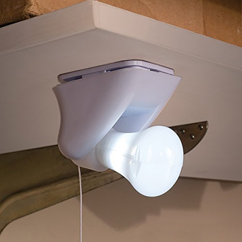 Draagbare Draad LED Lamp Kast Lamp Nachtlampje Batterij Operated Zelfklevende Muur Mount Licht Voor Slaapkamer Gang Wc