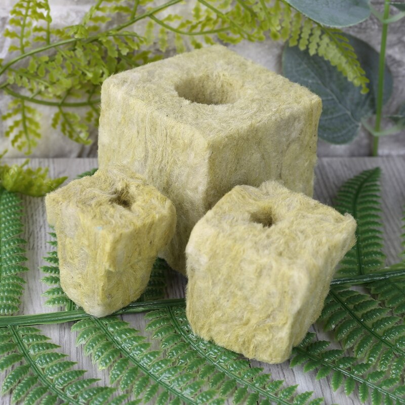 Cube de laine de roche culture hydroponique culture hors sol plantation compresse Base Q1JA