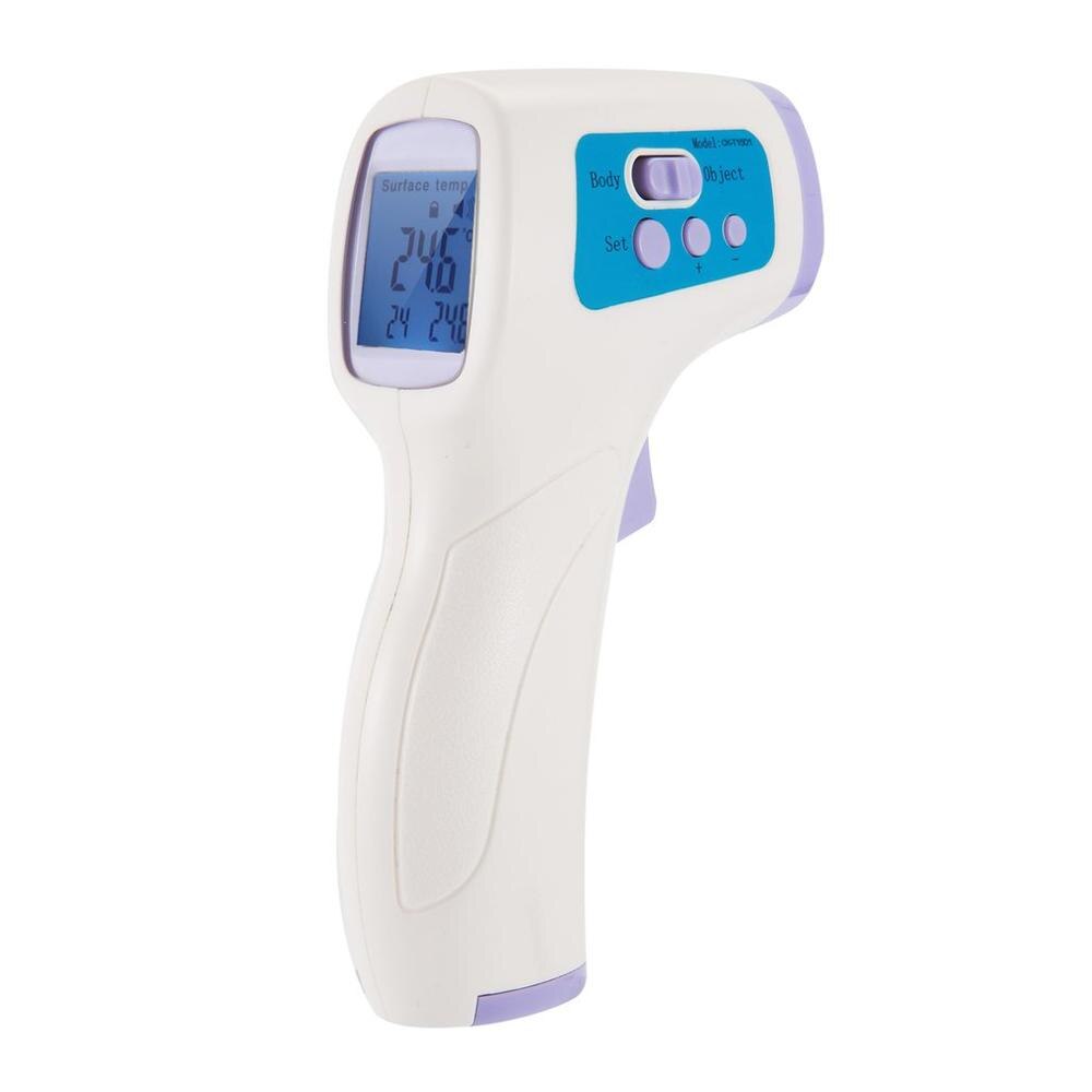 Infrarød pande termometer krop berøringsfri termometer baby voksne udendørs indendørs digital infrarød feber øre termometer: 1