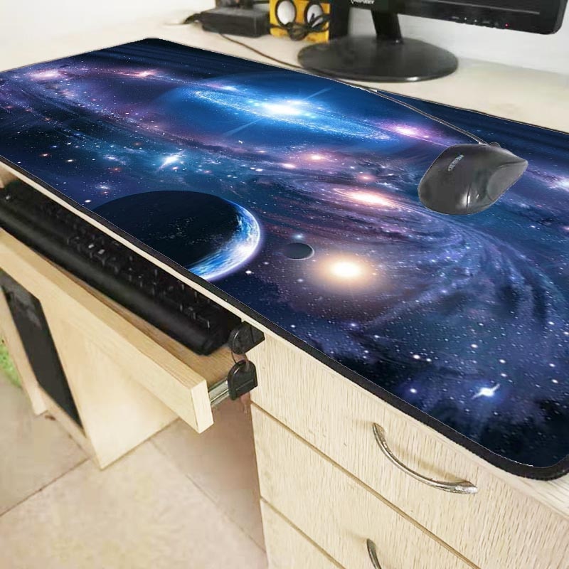 Mairuige-alfombrilla de goma para ratón de 900x400x3mm, almohadilla para ratón de velocidad extendida, resistente al agua, para Mousepad Keyboad