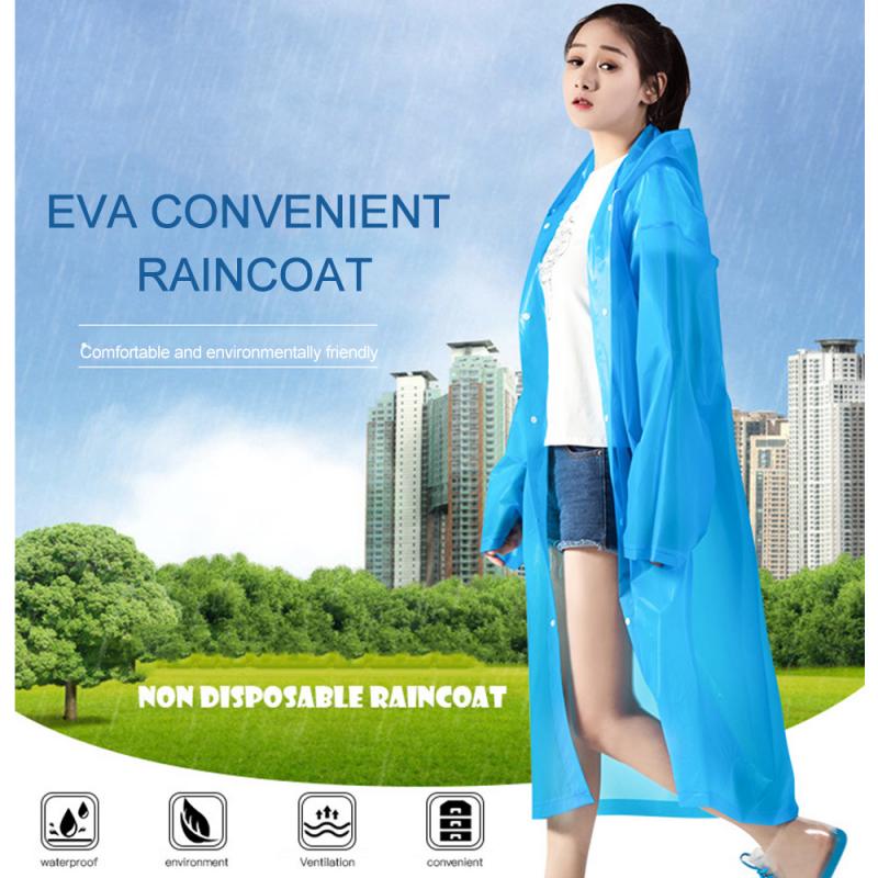 6 Stück Klappbare Regenmäntel - Wiederverwendbar & Leicht (45g Pro Stück)