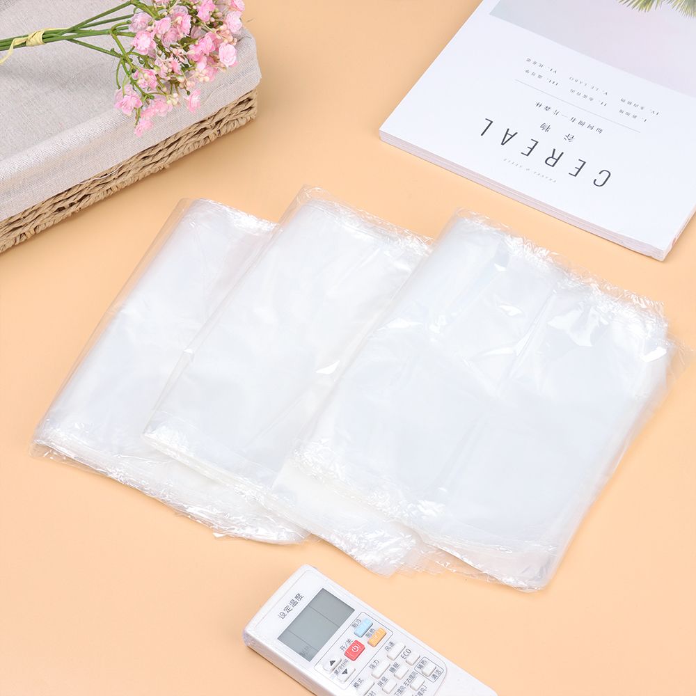 Film Anti-poussière pour climatiseur domestique, 100 pièces, sac d&#39;emballage, Film thermorétractable, étui de protection pour télécommande