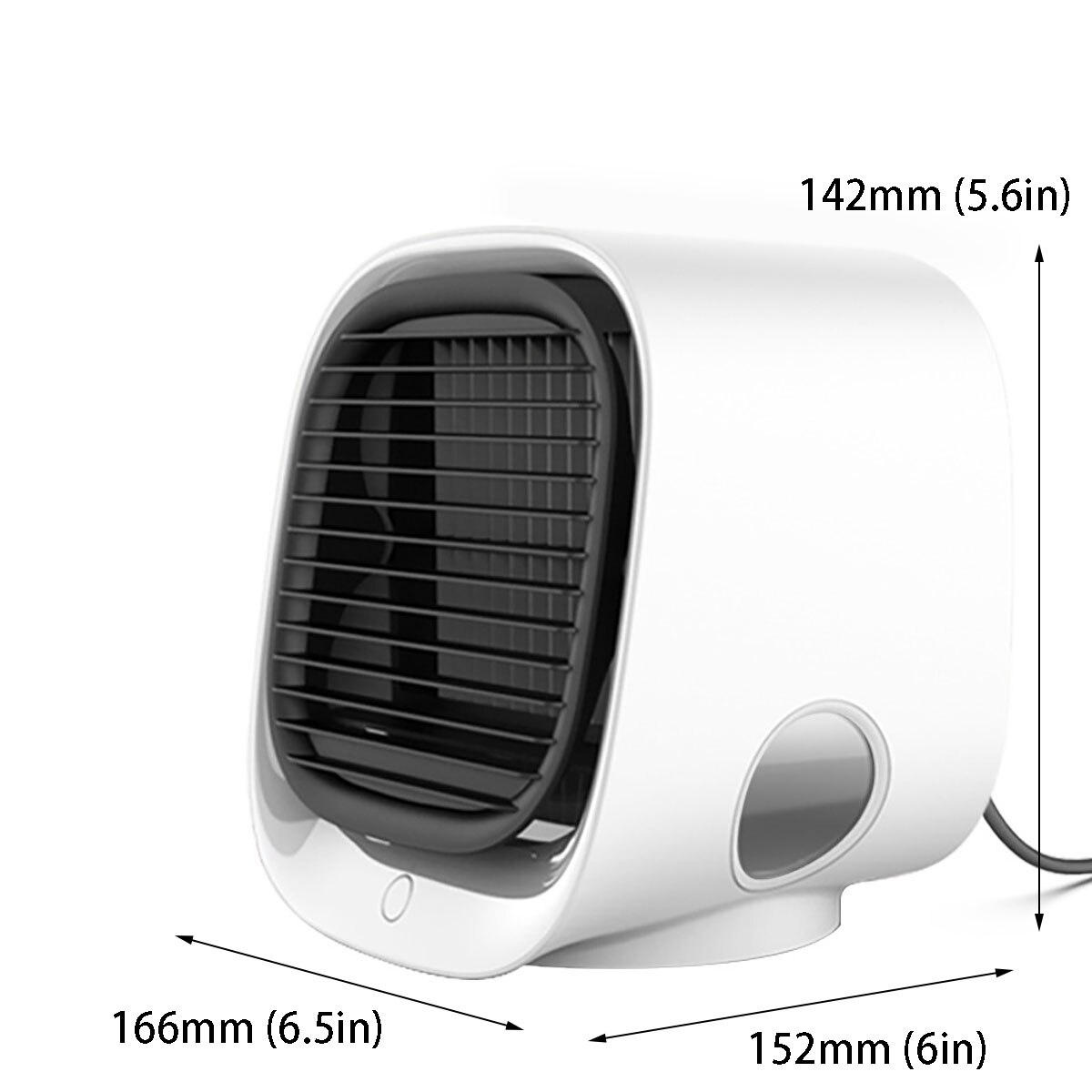 5V Home Mini Portable Air Conditioner 3 Colors Light Conditioning Humidifier Purifier USB Humidification Cooler with Water Tank