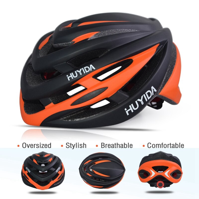 HUYIDA-casco de bicicleta para hombre y mujer, accesorio de protección para la cabeza, para ciclismo de montaña o de carretera, ligero y Extra grande, talla XL