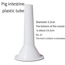 Trechter, worstmond, worstbuis, handmatige klysma, klysma-instrument, darmbuis, multifunctionele klysma