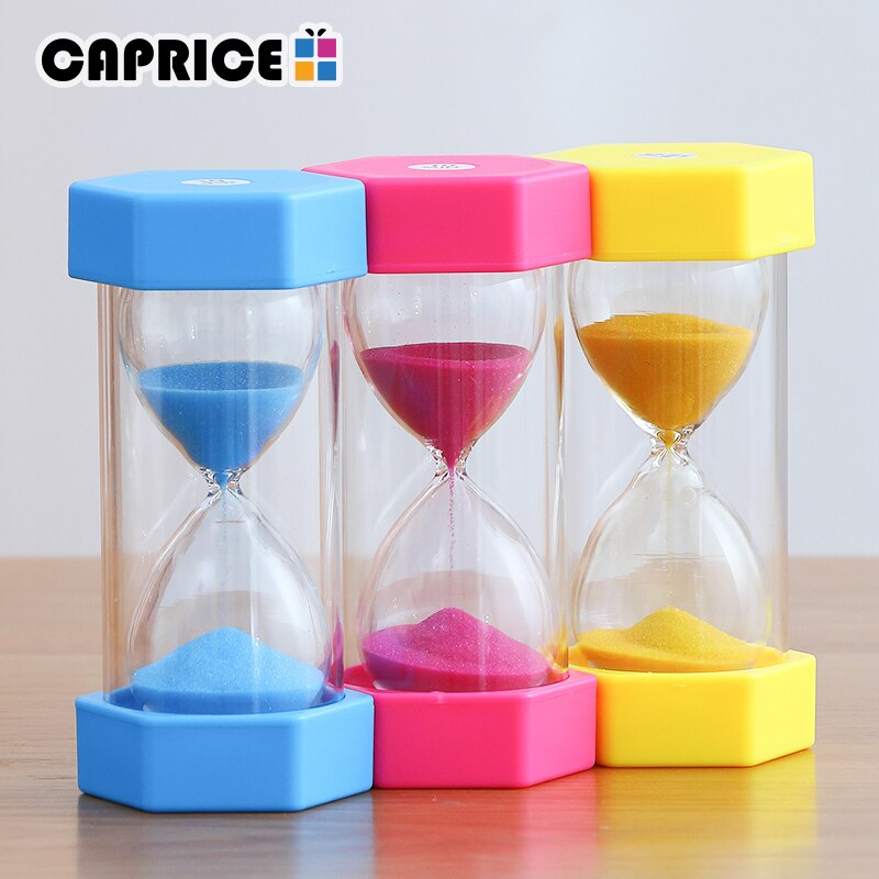 Sand Clock 10 Minutes Timer Watch Safe for Kid Hourglass Double Layer Plastic Glass Timer Clock Decoration Accessories LJSL-mini