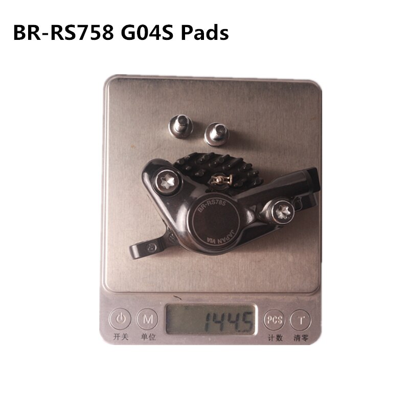 Shimano DEORE M615 Hydraulic Disc Brake Caliper with G03S / J03A / J04C Cooling Fin Ice Tech Brake pads Mountain Bike Brake