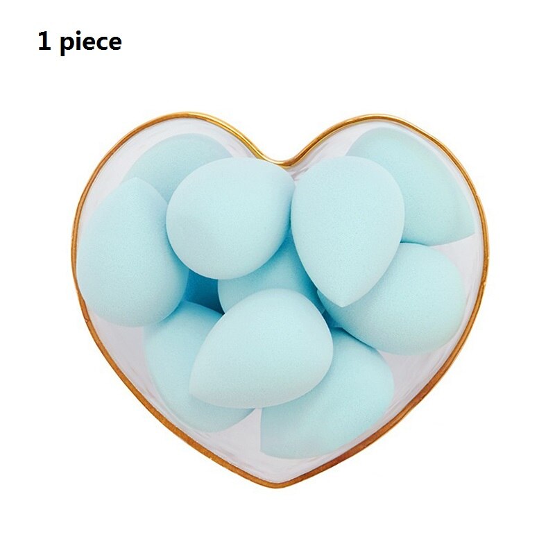 1piece Mini Soft Makeup Foundation Cosmetic Puff Water Gourd Shape Make Up Sponges Smooth Face Makeup Tools: 03