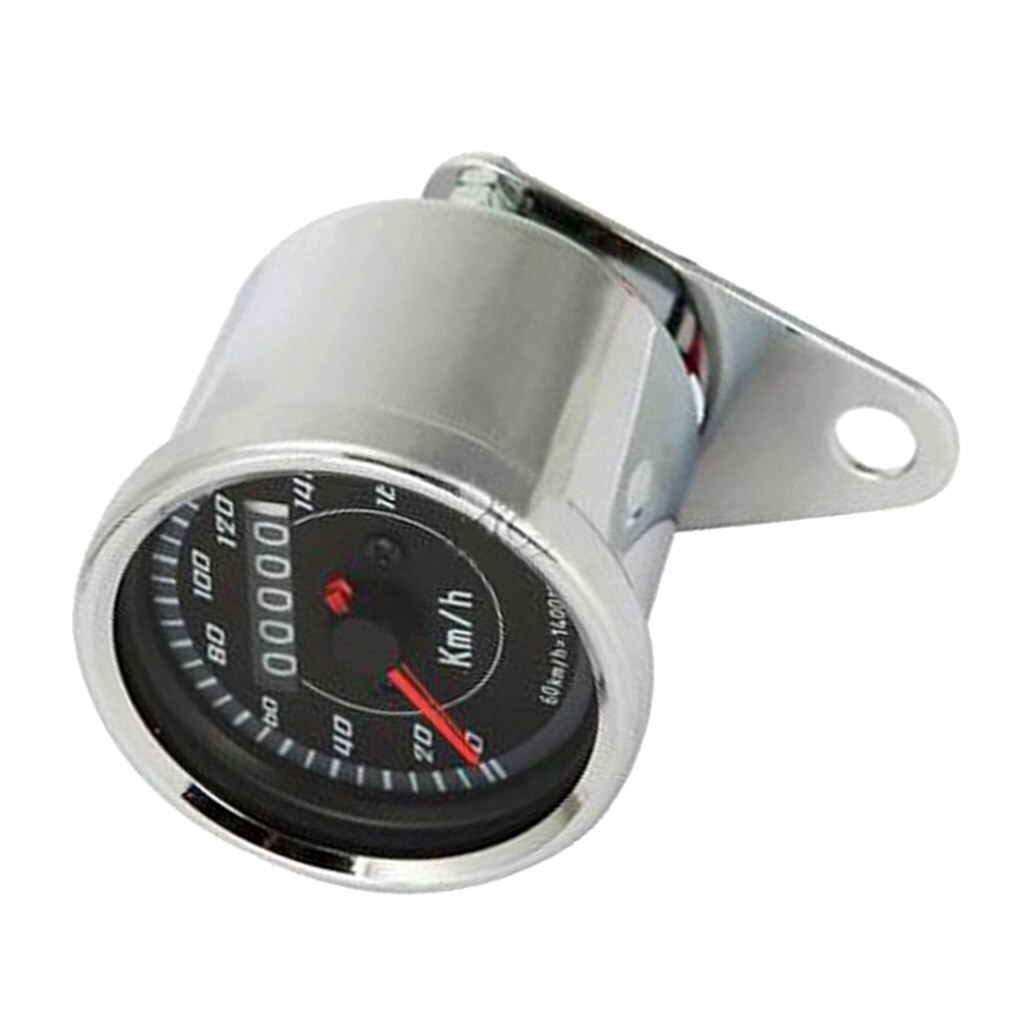 12V Motor Dual Led Backlight Kilometerstand Snelheidsmeter Voor Harley Cruise