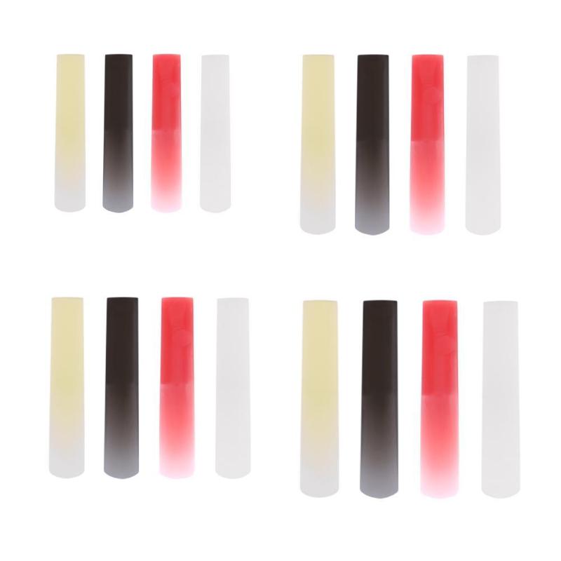 Resin Plastic Sax Saxophone Reed Woodwind Instrument Parts Accessories Clarinet/Soprano/Alto/Tenor Sax 4 Colors