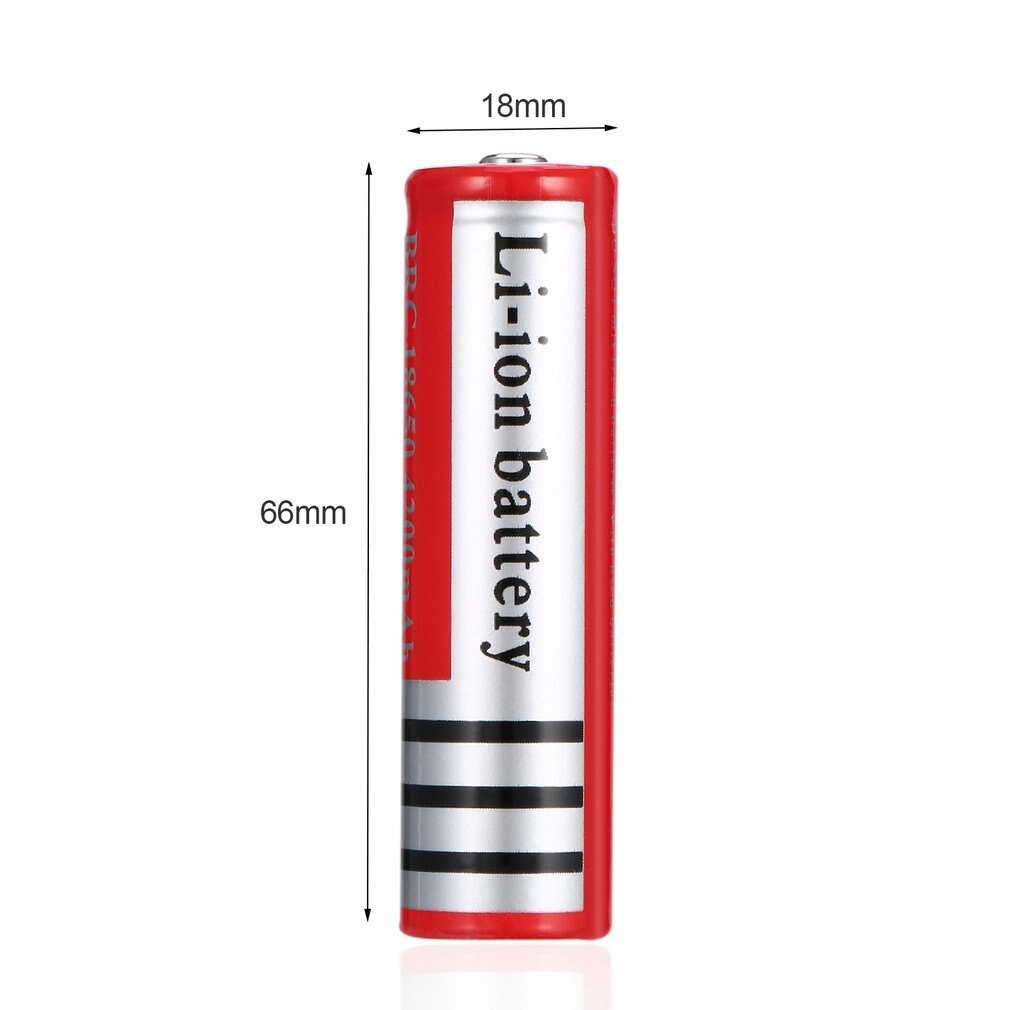 2 stücke 18650 Batterien 3,7 V 4200mAh 18650 Li-Ion Wiederaufladbare BRC Batterie Lithium-Batteria verrotten Digital