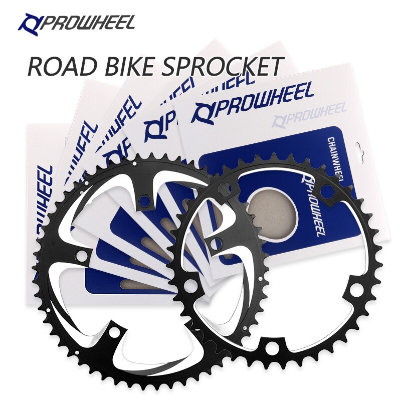 Prowheel Racefiets Kettingblad 110/130BCD 34/39/50/53T Tandwiel AL-7075 Cnc 8/9/10/11 Speed Chainwheel Crankstel Tandplaat Onderdelen