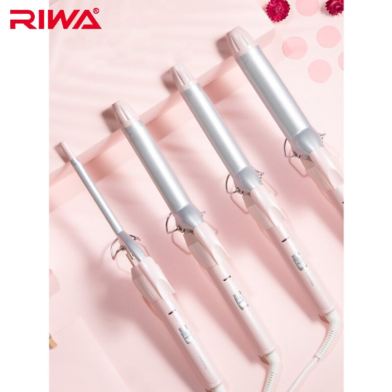 RIWA – fer à friser à deux températures de 9mm, pince à friser les cheveux, outil de coiffure, RB-810