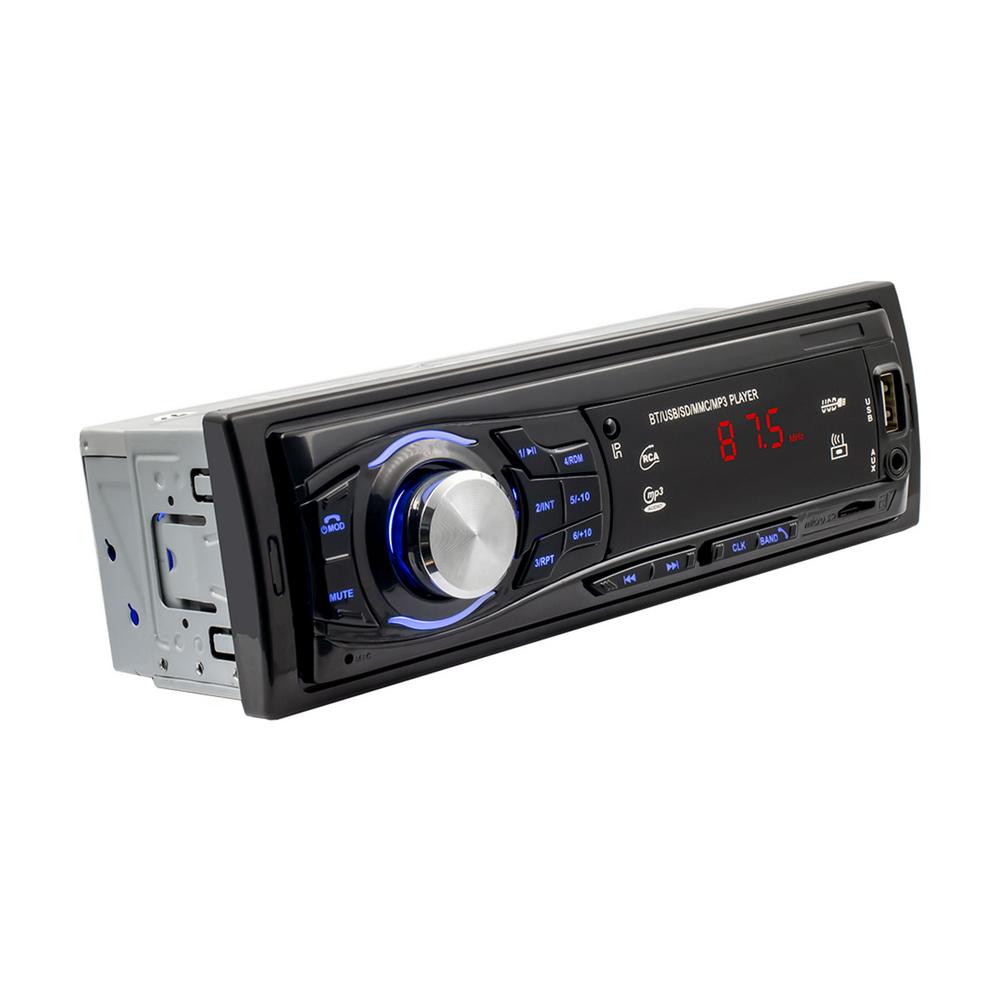 12V 1 Din Autoradio Speler Bt Stuurwiel Afstandsbediening Stereo Fm MP3 Usb Sd Aux-ingang Audio multimedia Autoradio Speler: Default Title