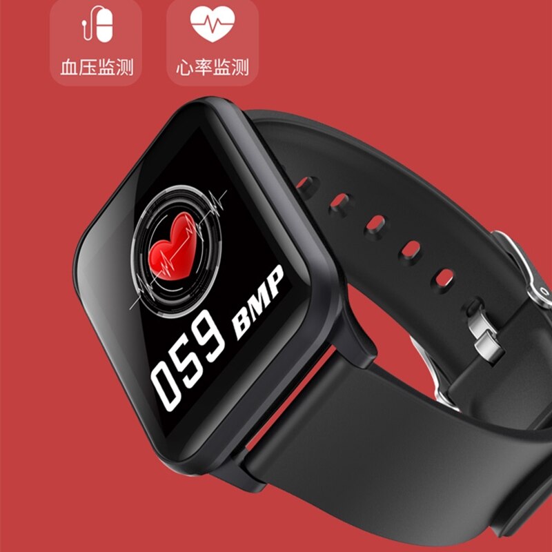 TEZER Z02 Sport Smart Watch Heart Rate Monitor Blood Pressure Tracker IP67 Waterproof For Android/IOS Smartwatch Wristband Red