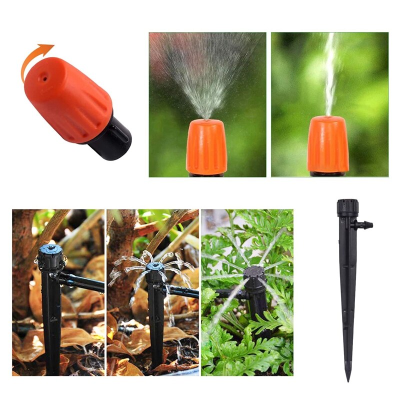 151Pcs Irrigation Kit, 25M Mini Drip Irrigation System With Adjustable Nozzle Sprinkler Sprayer And Dripper Automatic