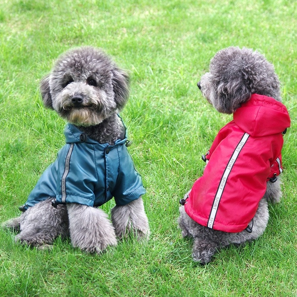 Waterproof Raincoat Outdoor Clothes for Pet Dog Rain Coat Dog Clothes Dogs Jacket Clothes for Small Dogs Raining Coat