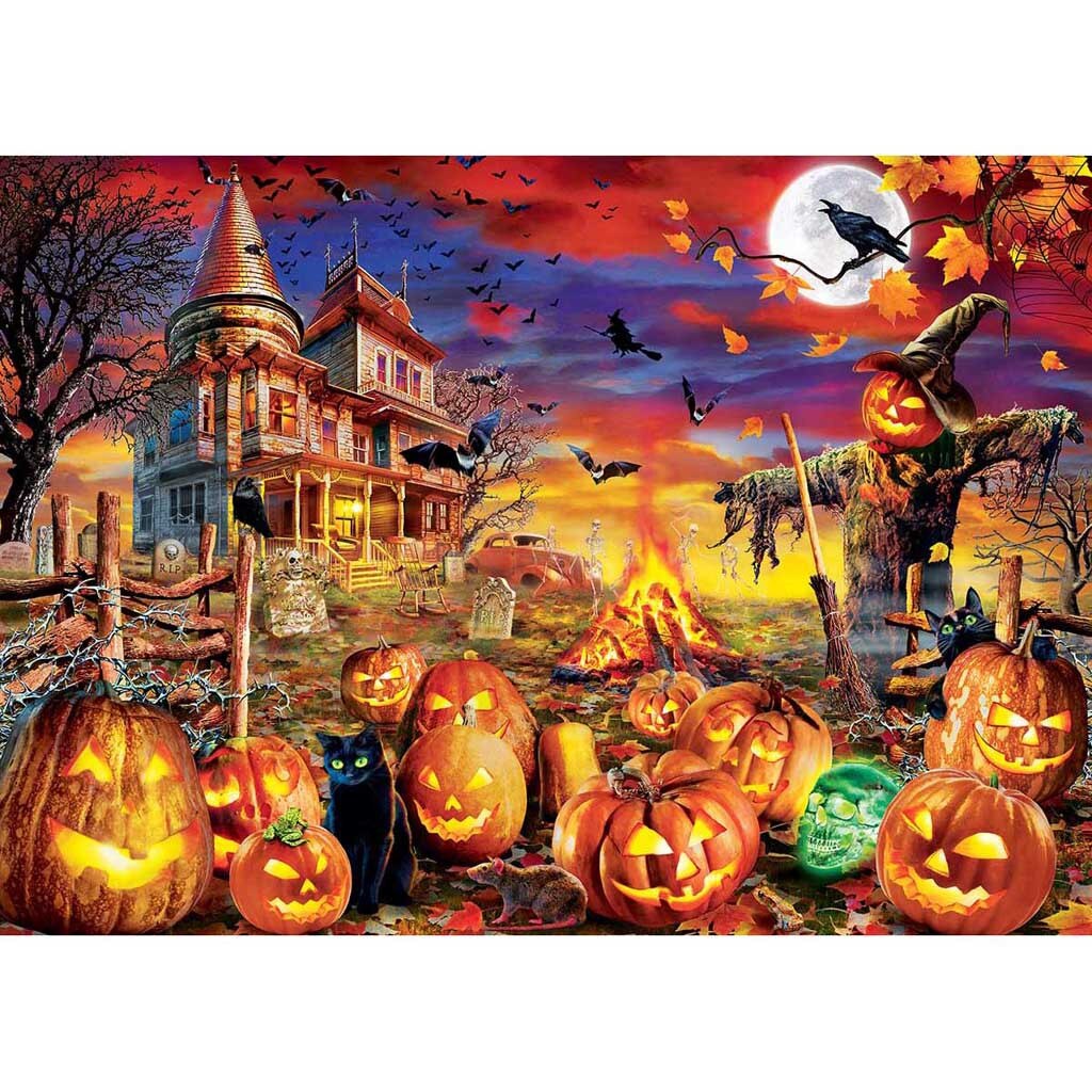 Halloween 1000 Piece Jigsa w Puzzle Challenge Yourself puzzle 1000 pieces educational toys jigsaw puzzles 1000 piece: Default Title