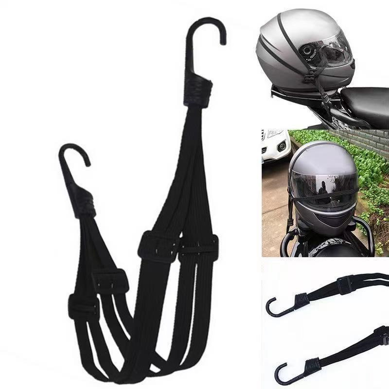 1Pc Fiets Motorfiets Elastische Koffer Met Veiligheidshaak-Veelzijdig Helm Mesh Gear Transport Duurzaam En Strak Voor Dagelijks Reizen