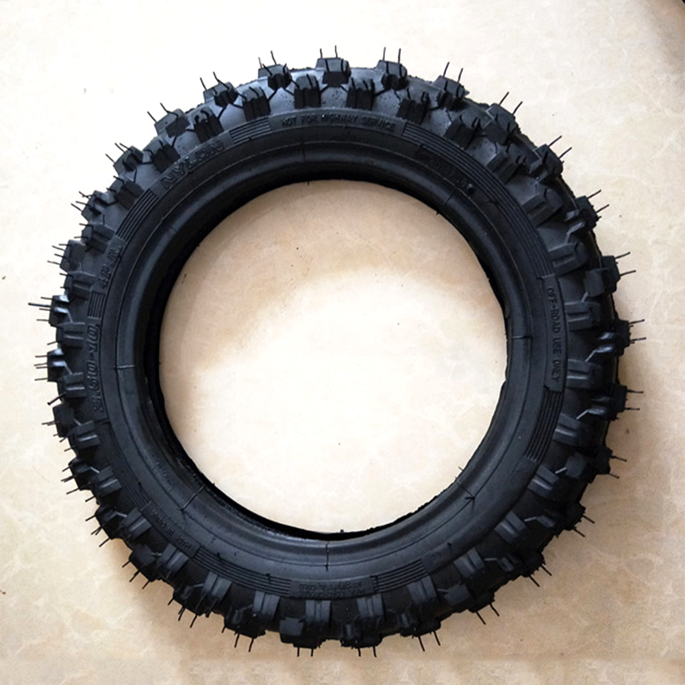 Mini Dirt Bike Front/Rear Wheels 2.50-10 Inner Outer Tires for Mini Apollo Cross-country Motorcycle Honda CRF50 XR50 Yamaha PW50