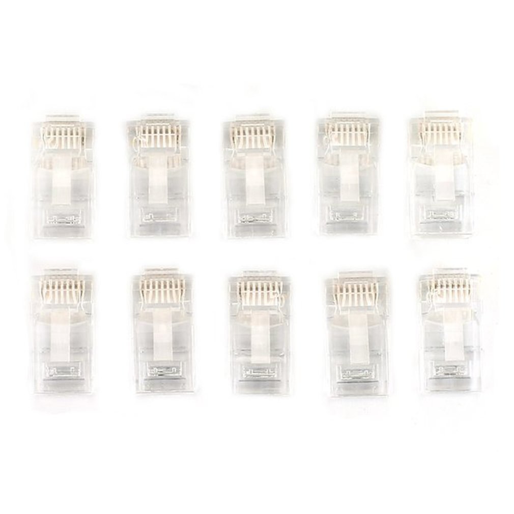 Netzwerk Ethernet LAN Bausatz 4 in 1 Kabel Tester + Crimpen Zange Crimper + Draht Stripper + 10x Rj45 Katze5 Katze5e Stecker Stecker Netw