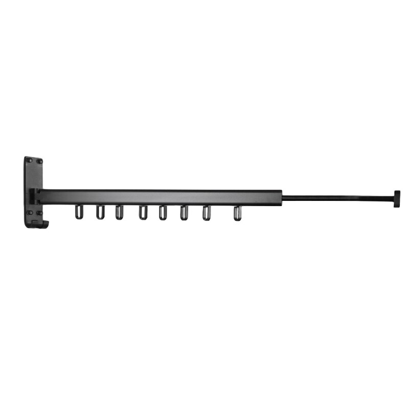 Dubbele Stang/Enkele Staaf Kleerhanger Intrekbare Opvouwbare Muur Opknoping Droogrek: BK-1