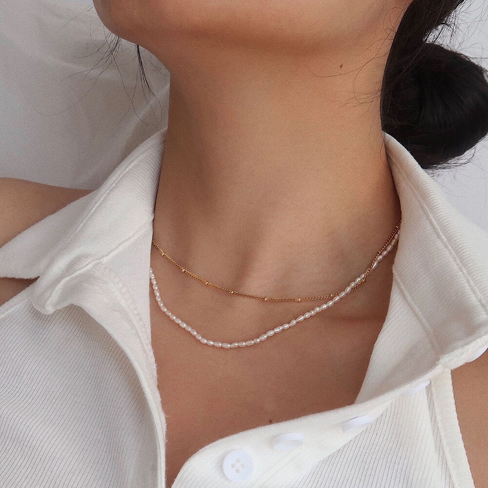 Bohemian Multilayer Chain Crystal Snake Pendant Necklace for Women Vintage Geometric Thick Chain Collar Necklace Punk Jewelry: RAM0995