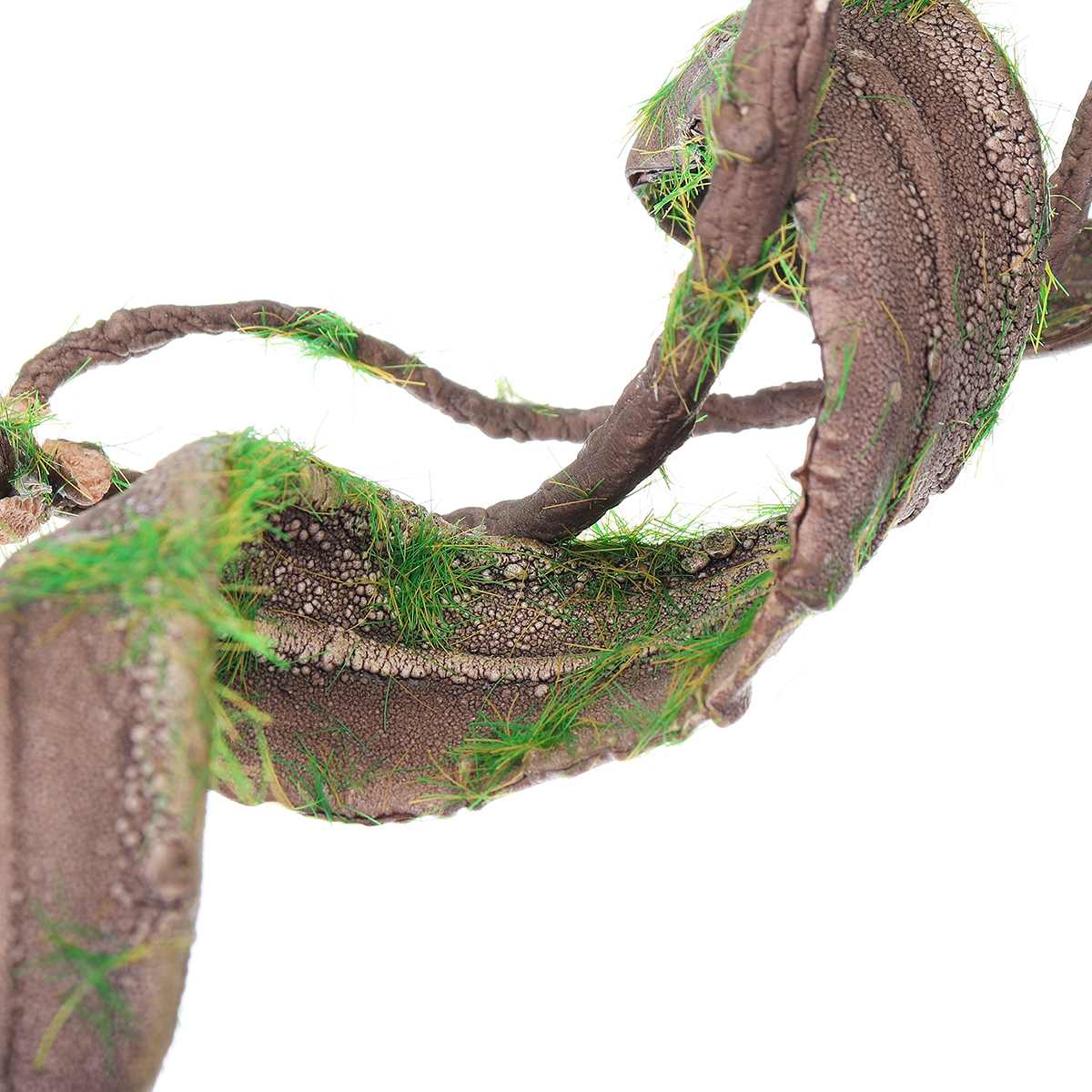 Reptilien Kletterast 300cm - Flexible Dschungel Reben Mit Saugnäpfen