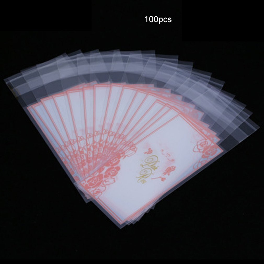 Lipstick Single Packing Bag Lip Balm Sealing Bag Lipstick Packaging Self-Adhesive Bag Rectangle Packing Bag: 1