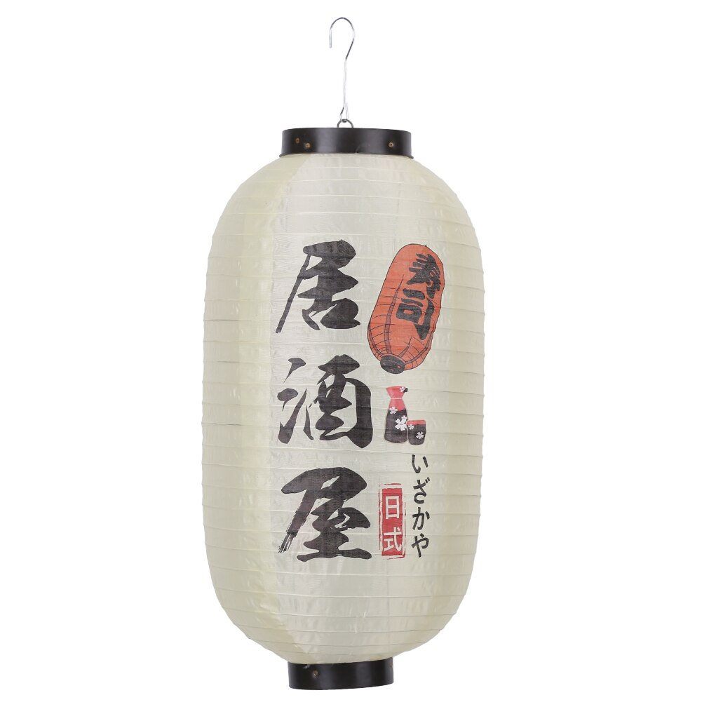 Vattentät 10 tums traditionell japansk stil tyglyktor pub restaurang inredning tecken bistro restaurang fest dekoration: D