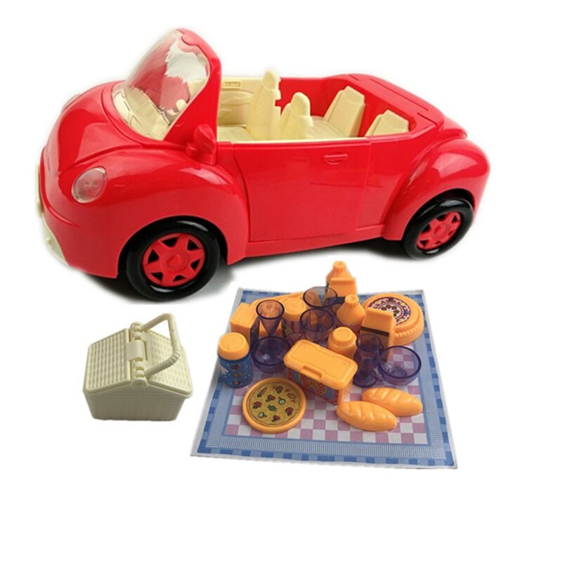 Children's Convertible Picnic Car Toy Game Set Simulation Picnic Camping Car Sets Simulated Picnic Camping Car Set: Default Title