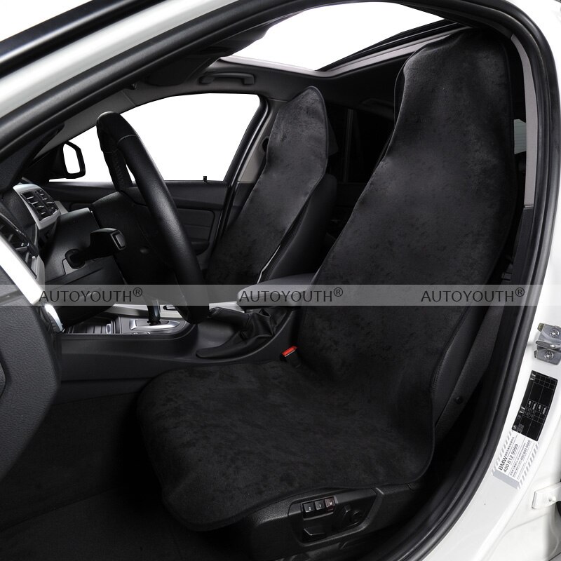 Autoyouth handdoek zitkussen strandmat voorstoelhoes universele pasvorm stoelbeschermer huisdiermat sportwagen-styling 1pc