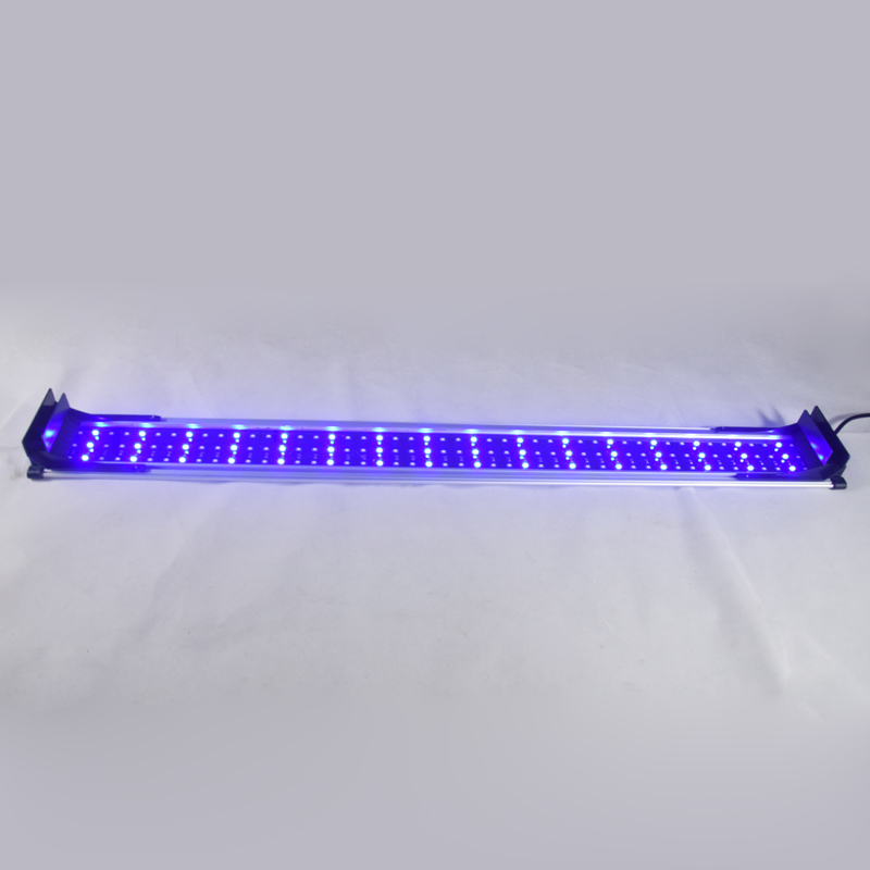 90 Cm Aquarium Led Licht Aquarium Licht Lamp Met Uitschuifbare Beugels 96 Wit En 48 Blauw Leds Fit Voor aquarium Decro