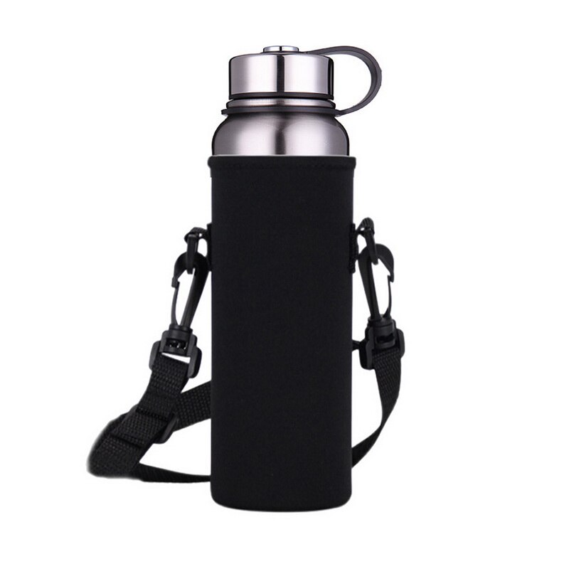 Bouteille porte-bouteille isotherme | Sangle de maintien, sac de couverture isotherme, pochette pour l'extérieur, accessoires bouteille d'eau, Thermos tasse