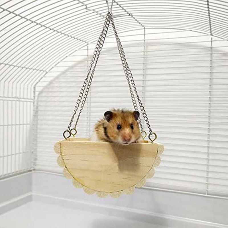 hamster naturlig tre huske hvile seng reir kurv hus leke til gerbil rotte mus bur mus små dyr abbor stativ treningsleke