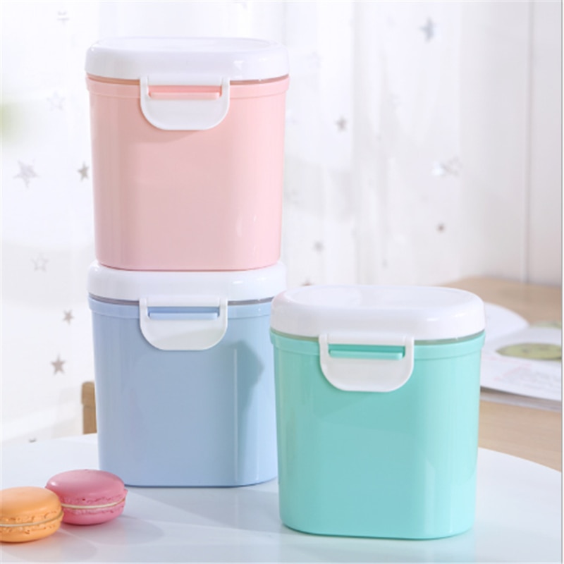 Hoge Capaciteit Baby Melkpoeder Container Melkpoeder Container Babyvoeding Opbergdoos Dubbele Laag Zuigelingen Voeden Doos Voor Pasgeboren