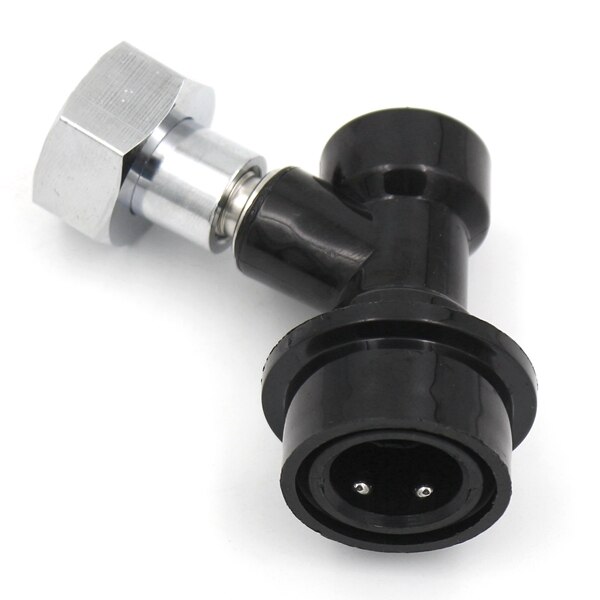 Verstelbare Kraan Met Bal Lock Quick Connector Vaatje Disconnect Voor Biervat, Homebrew Kegging Kit: Marineblauw