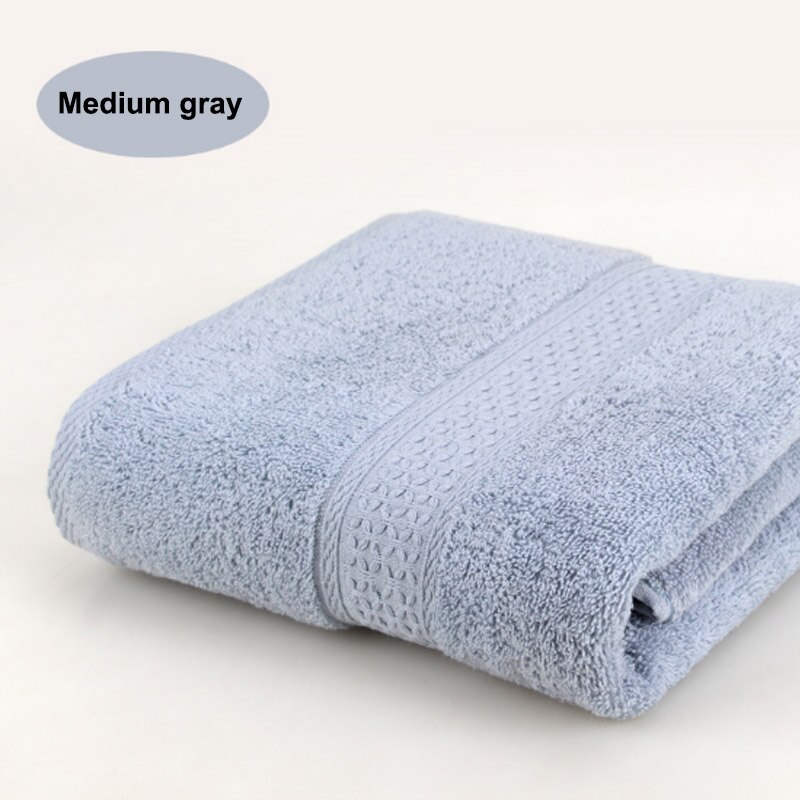 Für Erwachsene 100% Baumwolle 17 Farben 1PC Feste Schlecht Handtuch Strand Handtuch Hohe saugfähig Antibakterielle Schnell Trocknende Weichen Dicken: Mittel grau