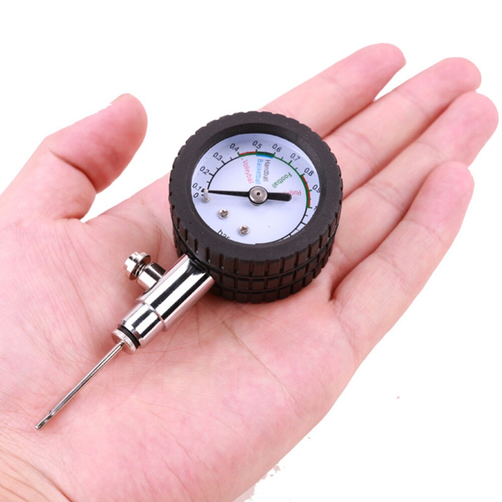 Multifunction Basketball Football Volleyball Air Gauge Stainless Steel Ball Air Pressure Gauge Barometer Tool