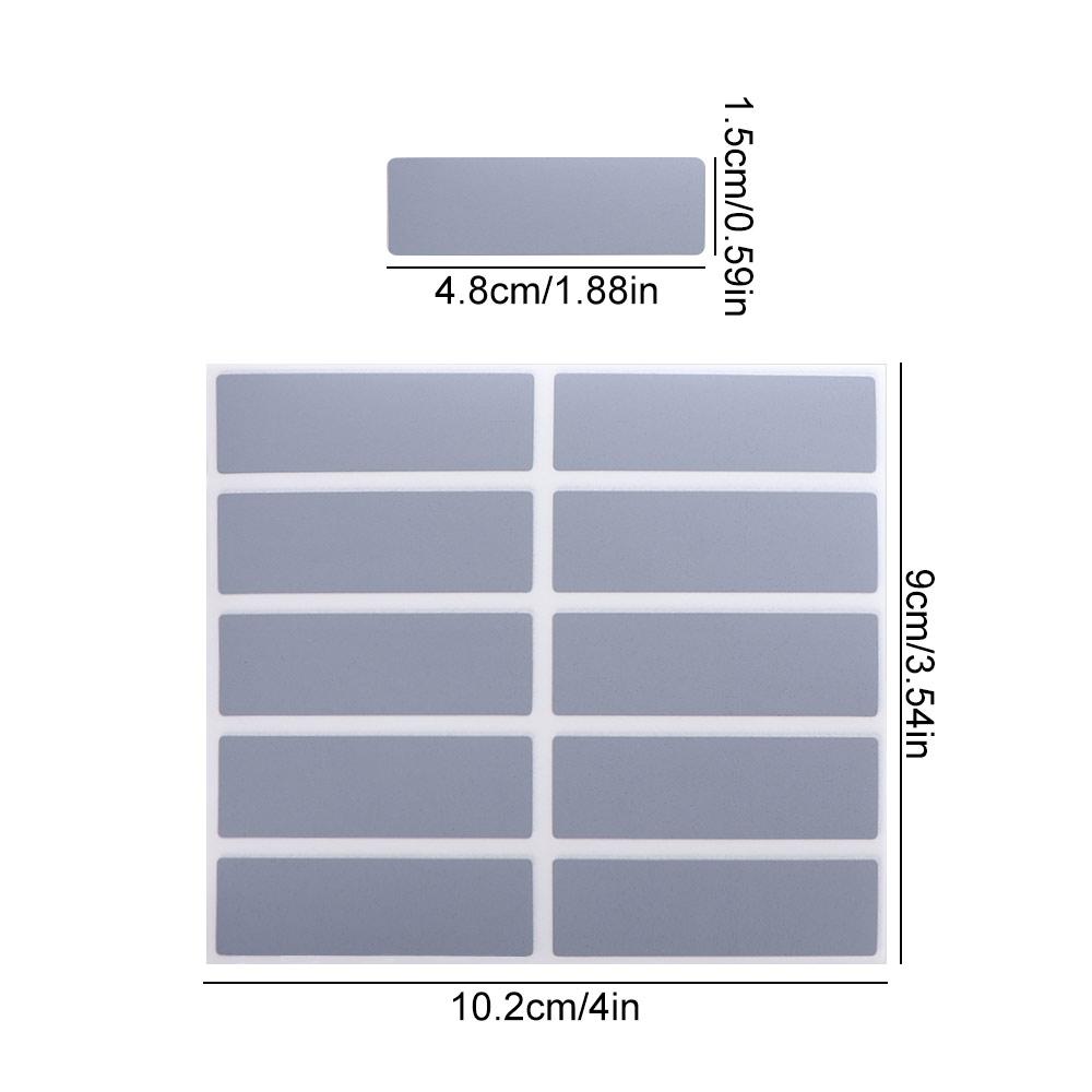 100pcs Rectangular Scraping Stickers Scratch Cards Adhesive Scratch Off Stickers Funny Scratch Off Cards
