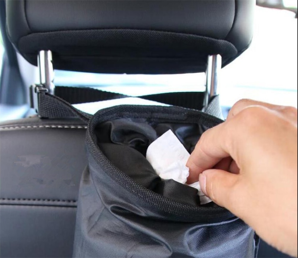 Voiture intérieur portable poubelle sac poubelle siège arrière boîte de rangement pour Fiat FCC4 500e Viaggio Strada 500C Freemont Doblo 695