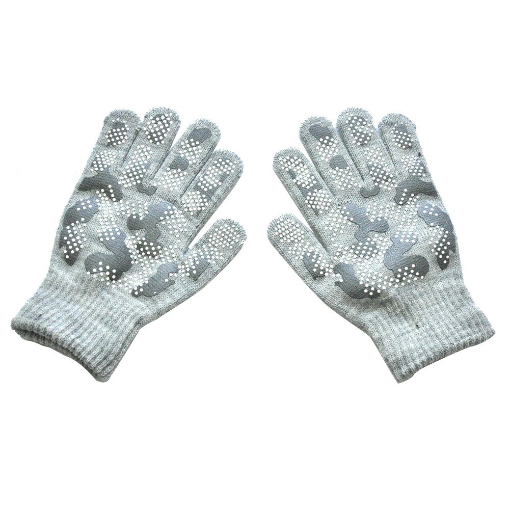 neueste Paar Jungen Magie Dehnbar Tarnung Handschuh Winter warm nicht-Unterhose Handschuhe Für freundlicher freundlicher draussen Pflege Liefert: Weiß