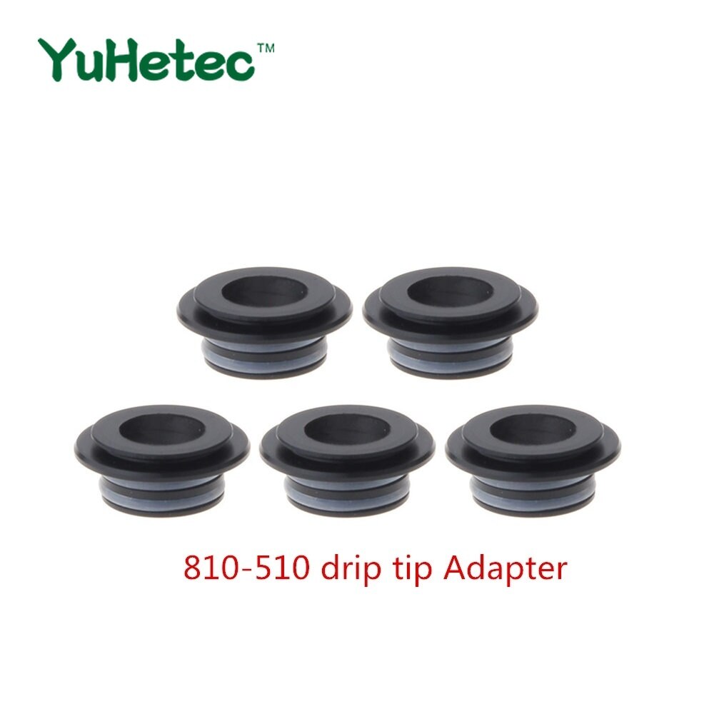 5Pcs Fatube 810 Tot 510 Pom Drip Tip Adapter: Default Title